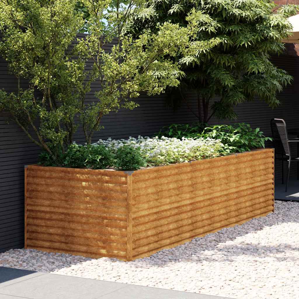 CHLCOVE Garden Raised Bed 290x100x69 cm Corten Steel