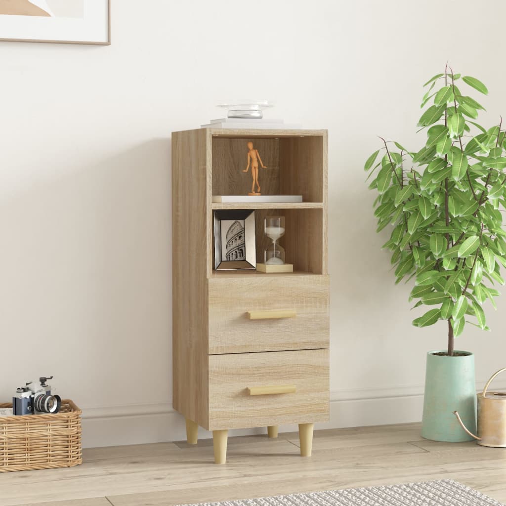 Sideboard Sonoma Oak 34.5x34x90 cm Engineered Wood