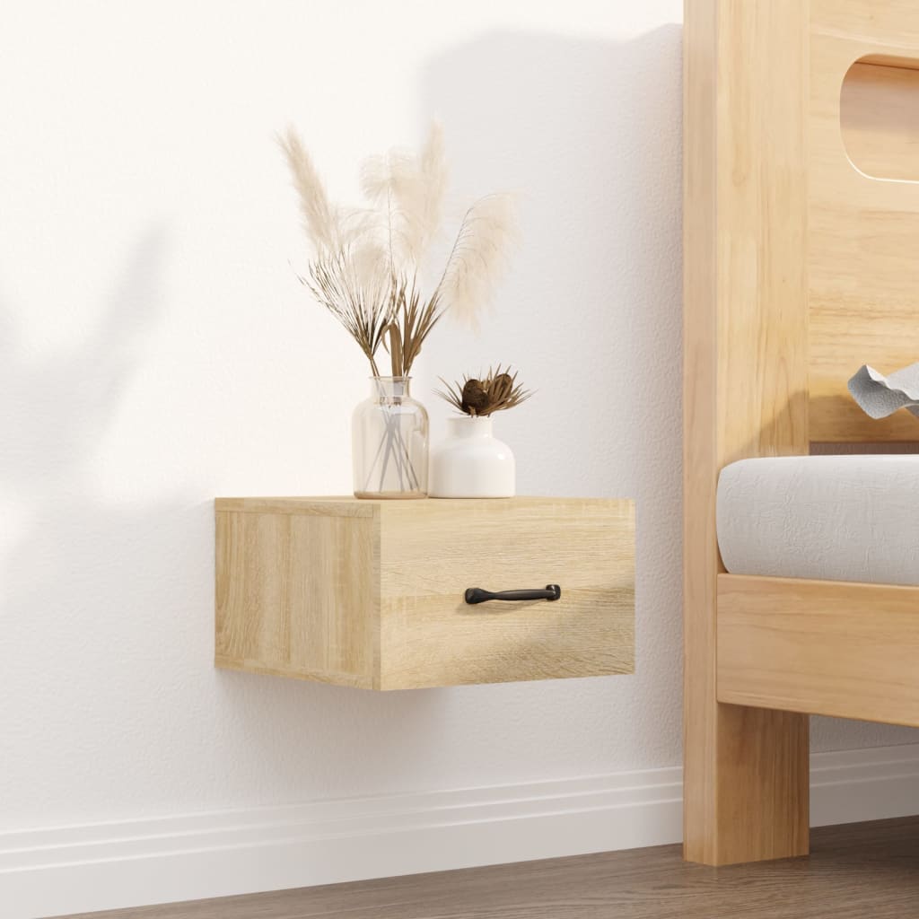 Bedside Table - MERLIN Zac Nightstand Sonoma Oak 35cm