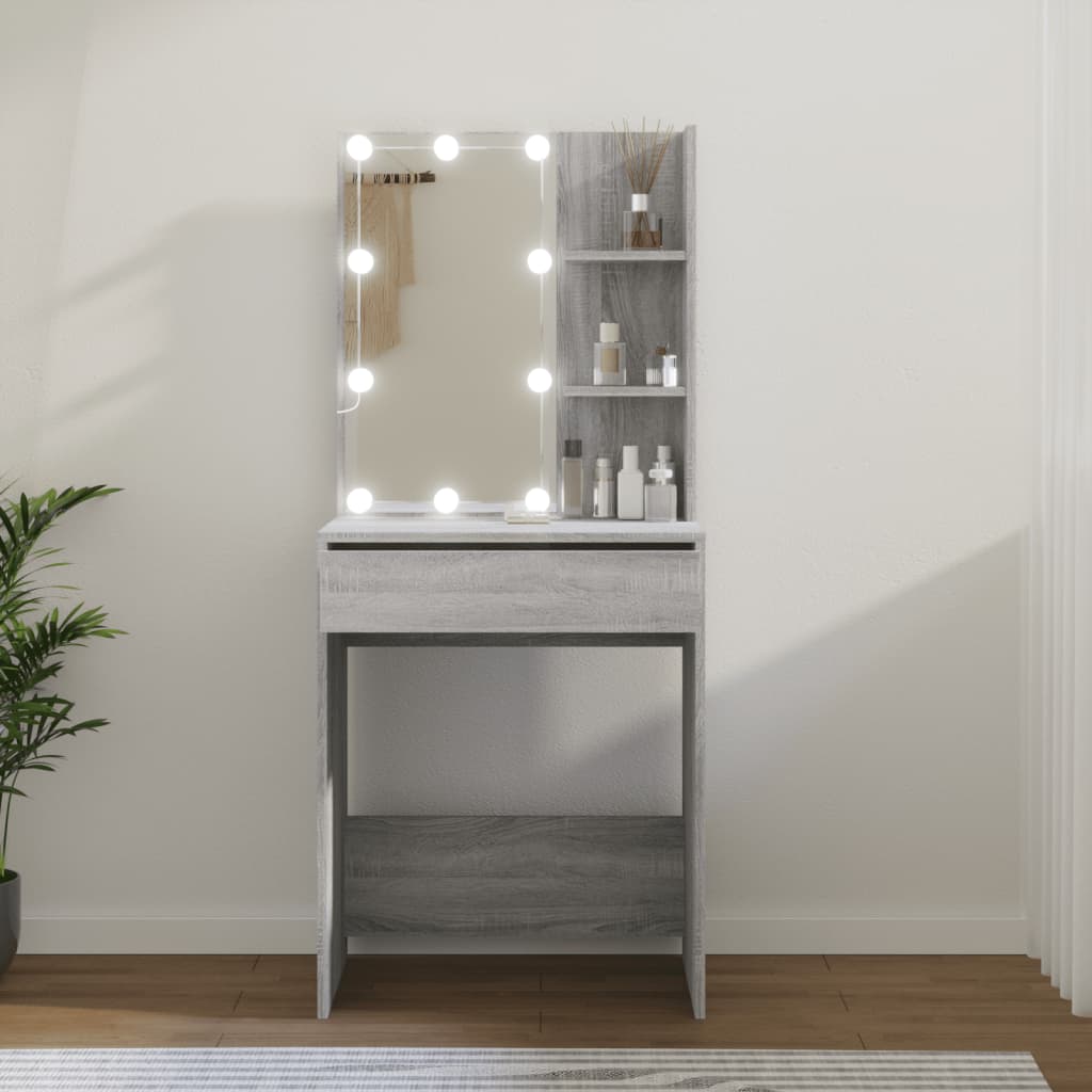 Dressing Table - DULO Dresser Grey Sonoma 60cm