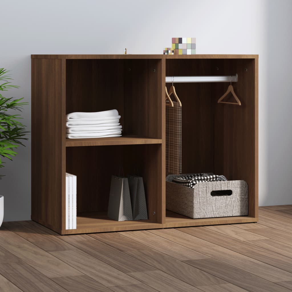 Dressing Cabinet Brown Oak 80x40x65 cm Engineered Wood