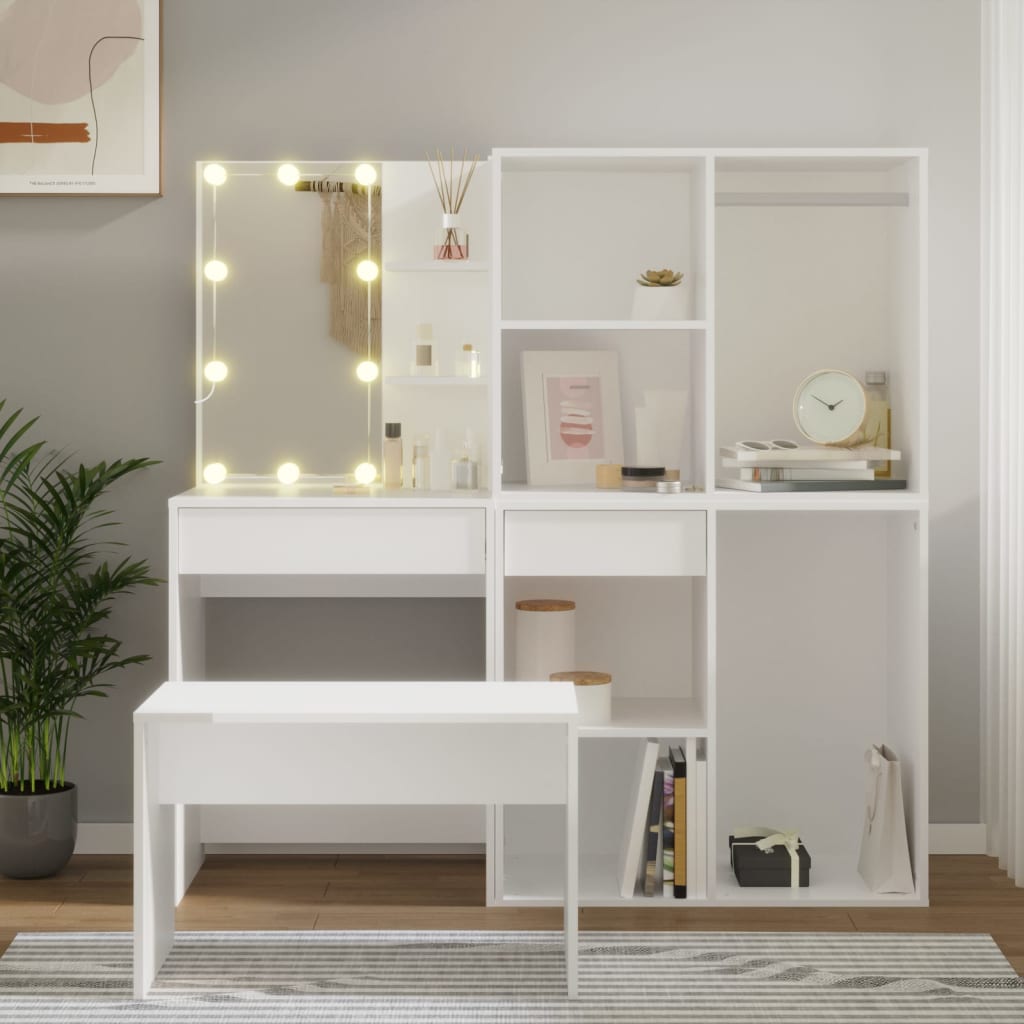 Dressing Table - BLAIS Dresser White 60cm