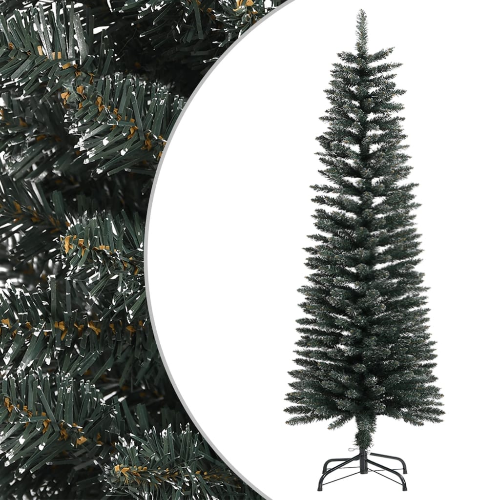 Nevis Artificial Slim Christmas Tree Stand Green 120cm PVC