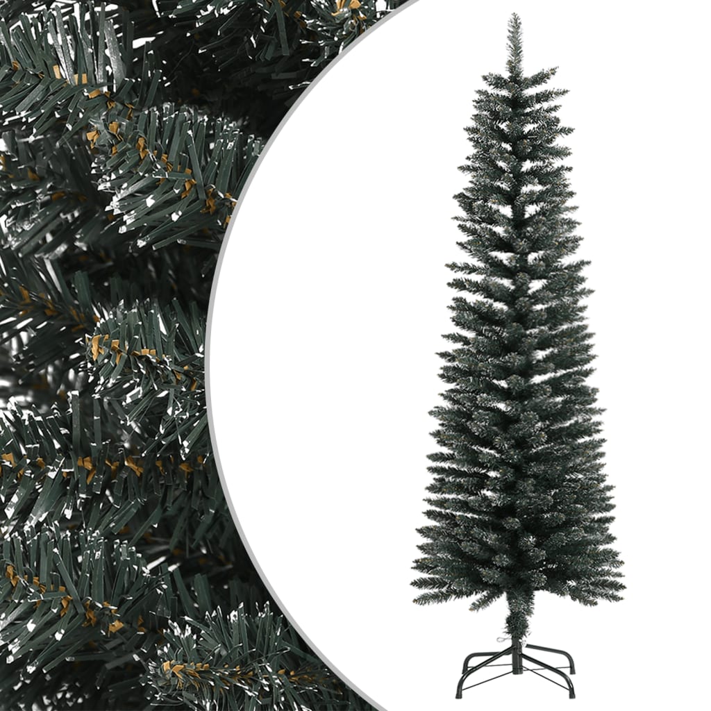 Nevis Artificial Slim Christmas Tree Stand Green 150cm PVC