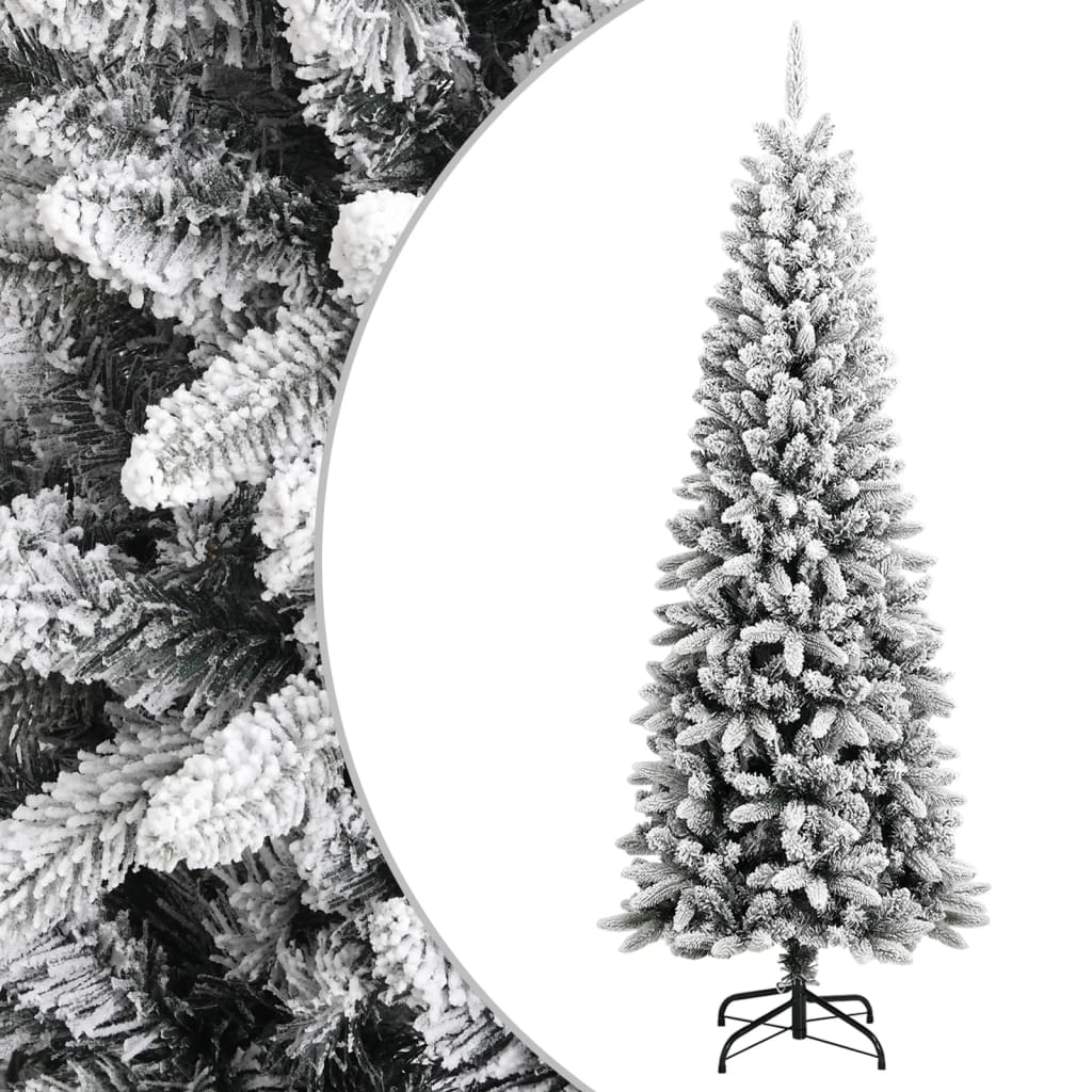 Briet Artificial Christmas Tree Flocked Snow 210cm PVC PE