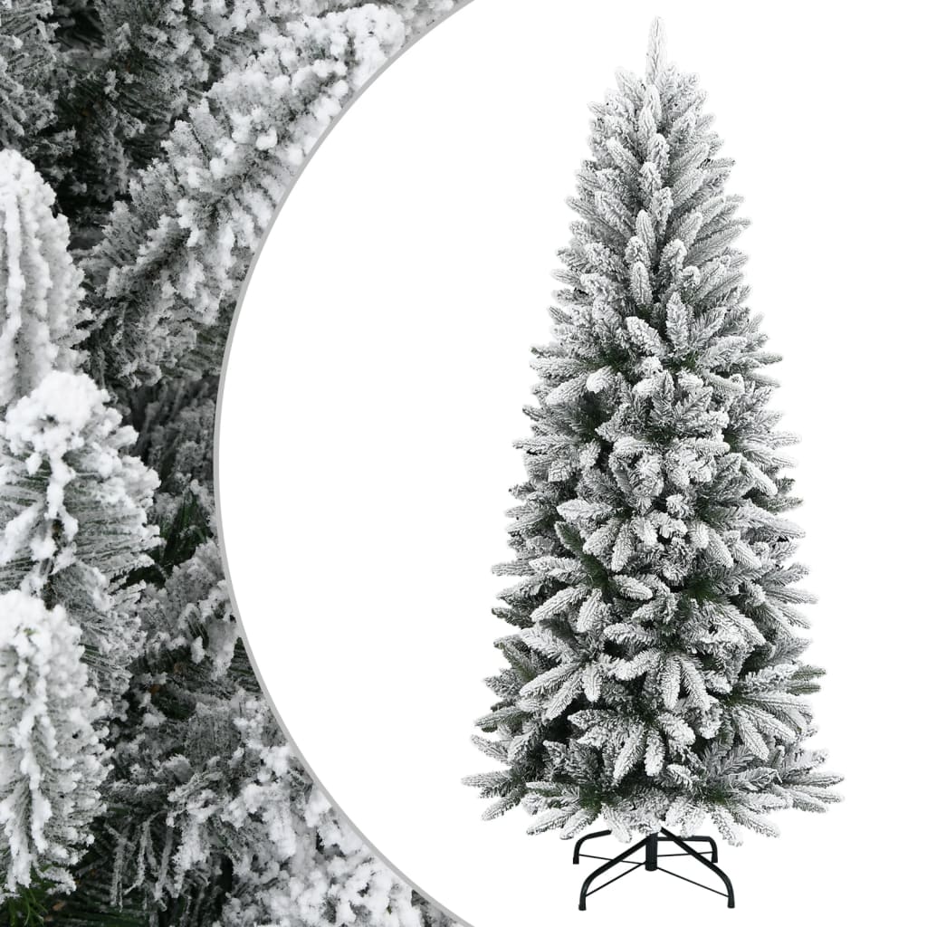 Briet Artificial Christmas Tree Flocked Snow 240cm PVC PE