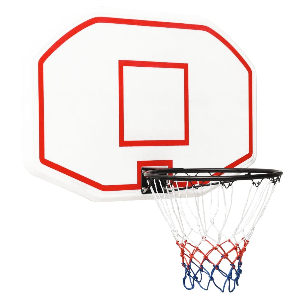 Basketball Backboard White 109x71x3 cm Polyethene