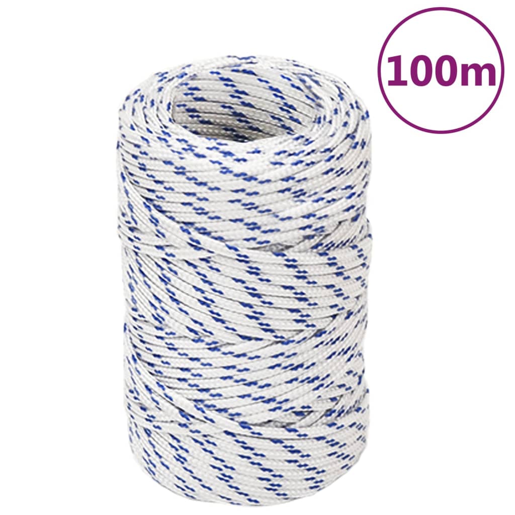 Boat Rope White 2 mm 100 m Polypropylene