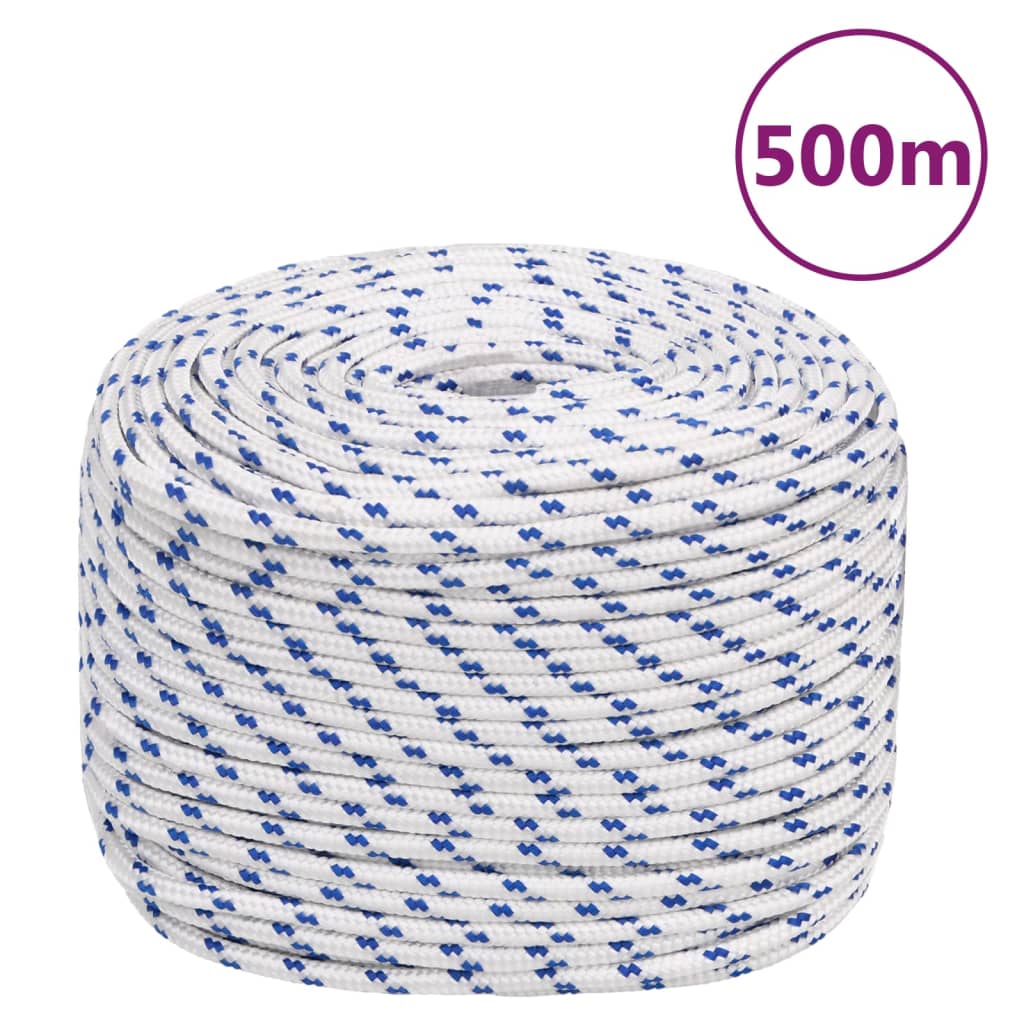 Boat Rope White 10 mm 500 m Polypropylene