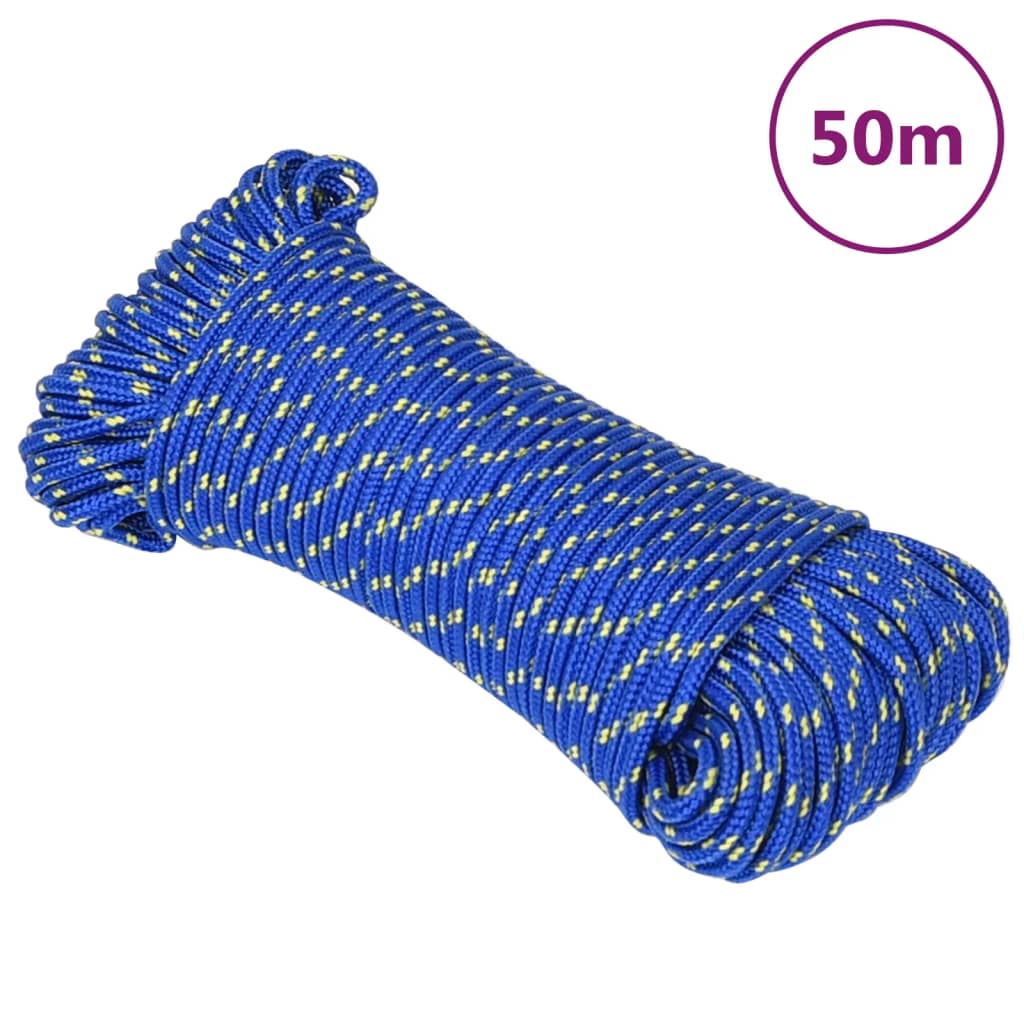 Boat Rope Blue 4mm 50 m Polypropylene
