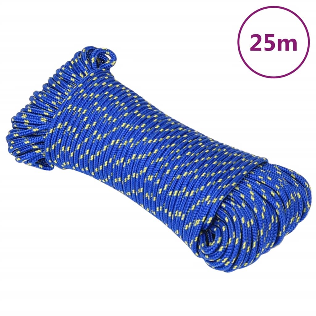 Boat Rope Blue 5 mm 25 m Polypropylene