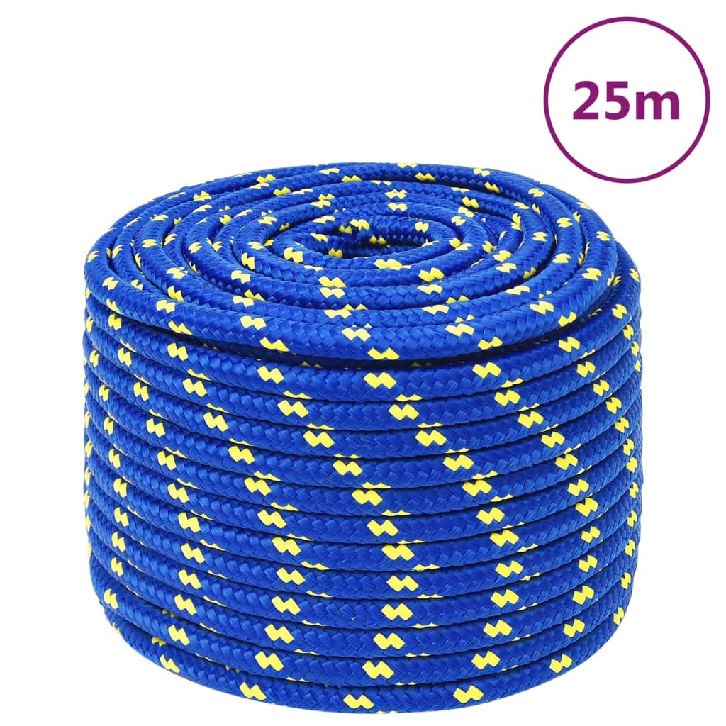 Boat Rope Blue 12mm 25 m Polypropylene