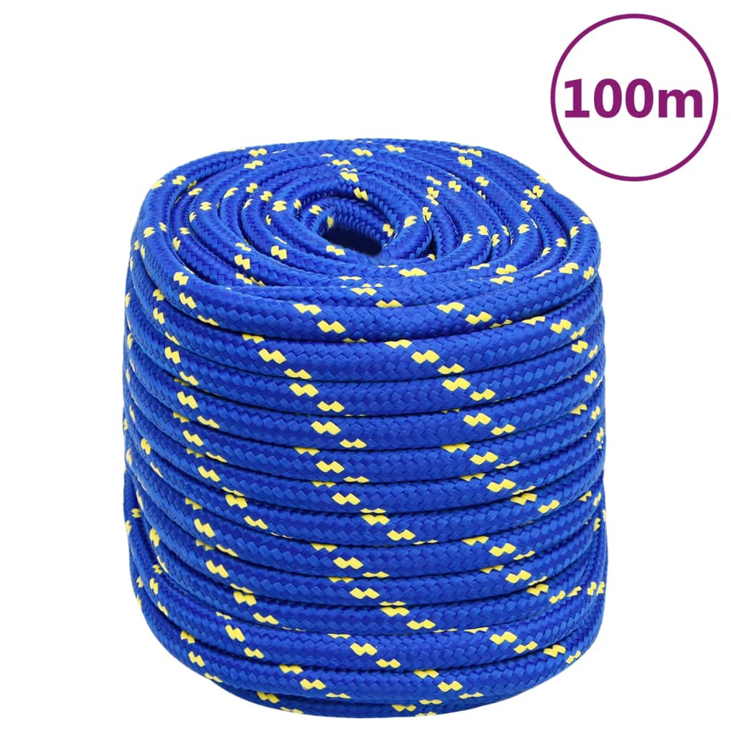 Boat Rope Blue 16 mm 100 m Polypropylene