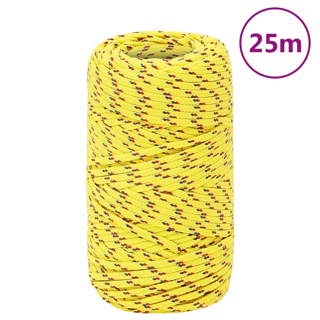 Boat Rope Yellow 2 mm 25 m Polypropylene