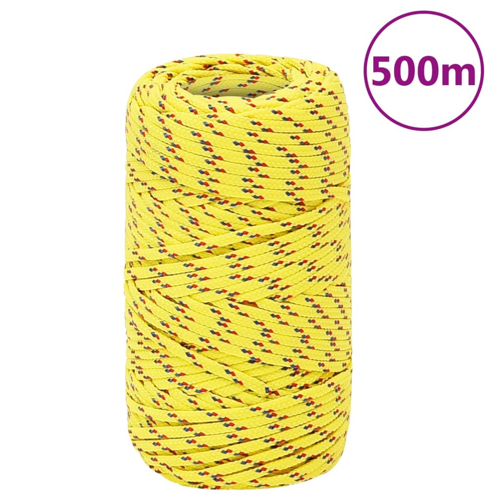 Boat Rope Yellow 2 mm 500 m Polypropylene