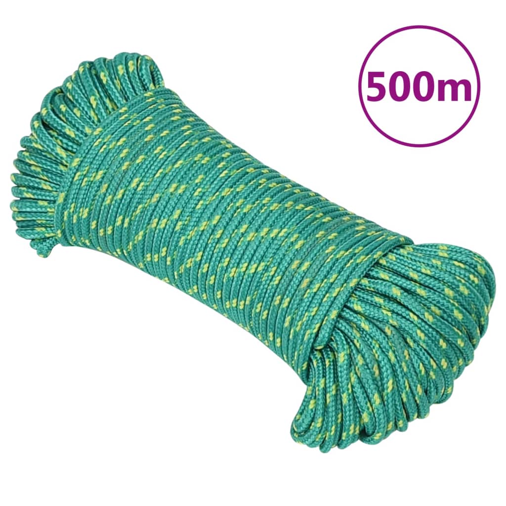 Boat Rope Green 3 mm 500 m Polypropylene
