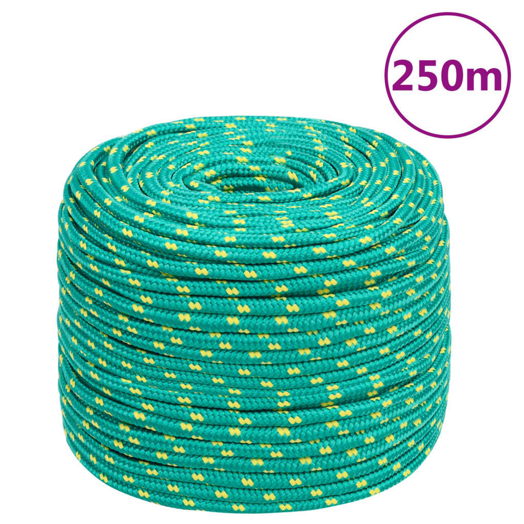 Boat Rope Green 10 mm 250 m Polypropylene