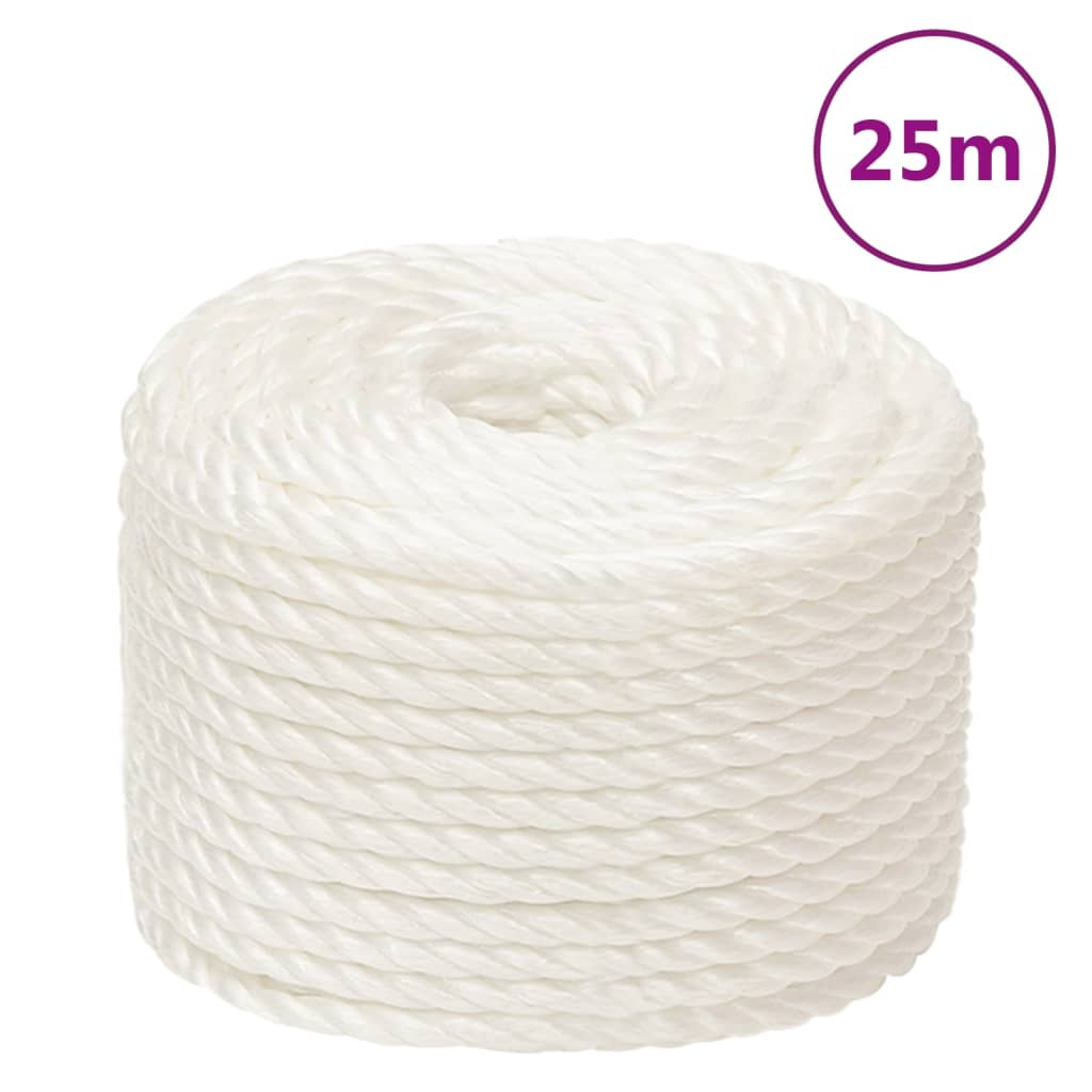 Work Rope White 10mm 25 m Polypropylene