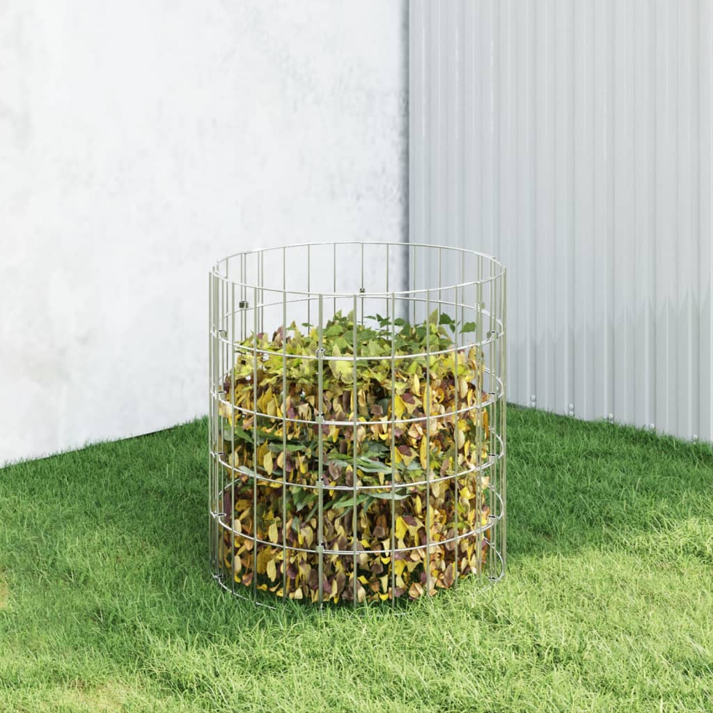 GROHAL Garden Composter Dia 50x50 cm Galvanised Steel