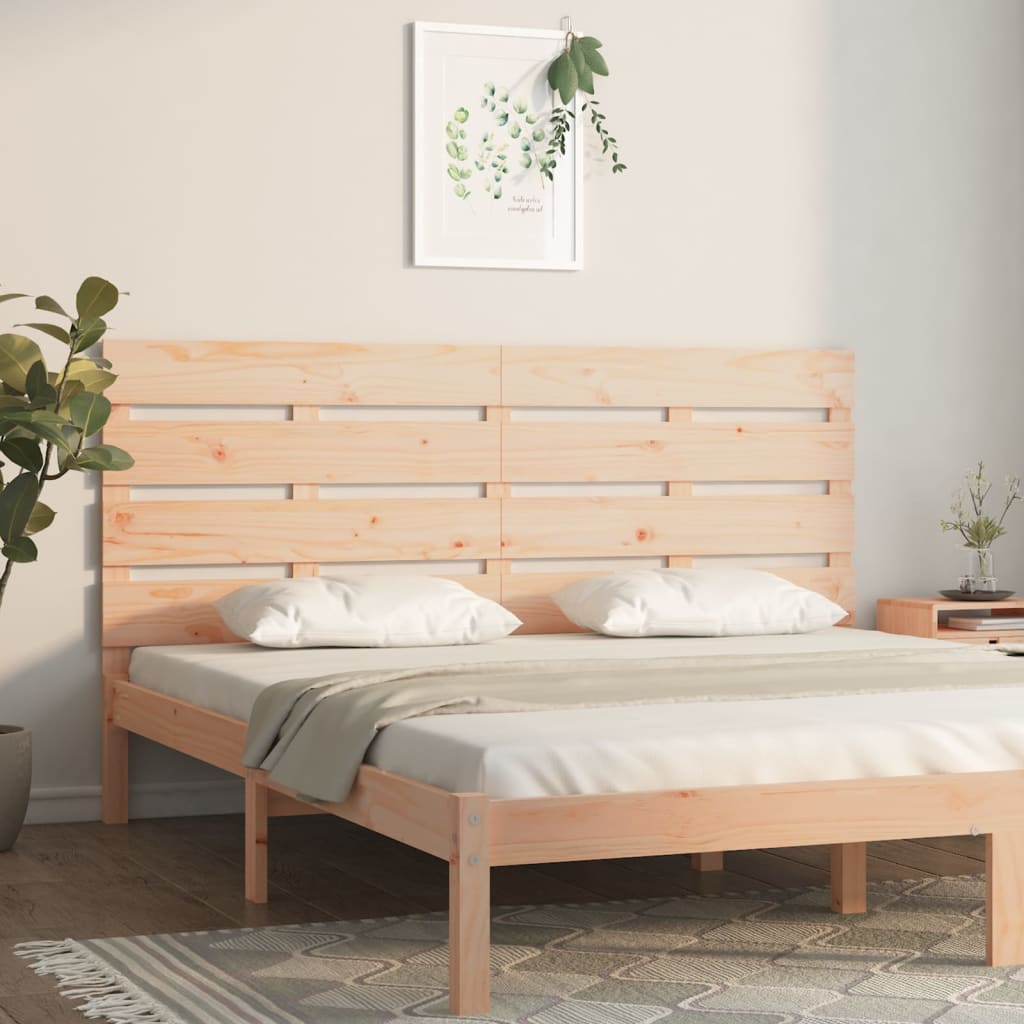 Headboard 135x3x80 cm Solid Wood Pine