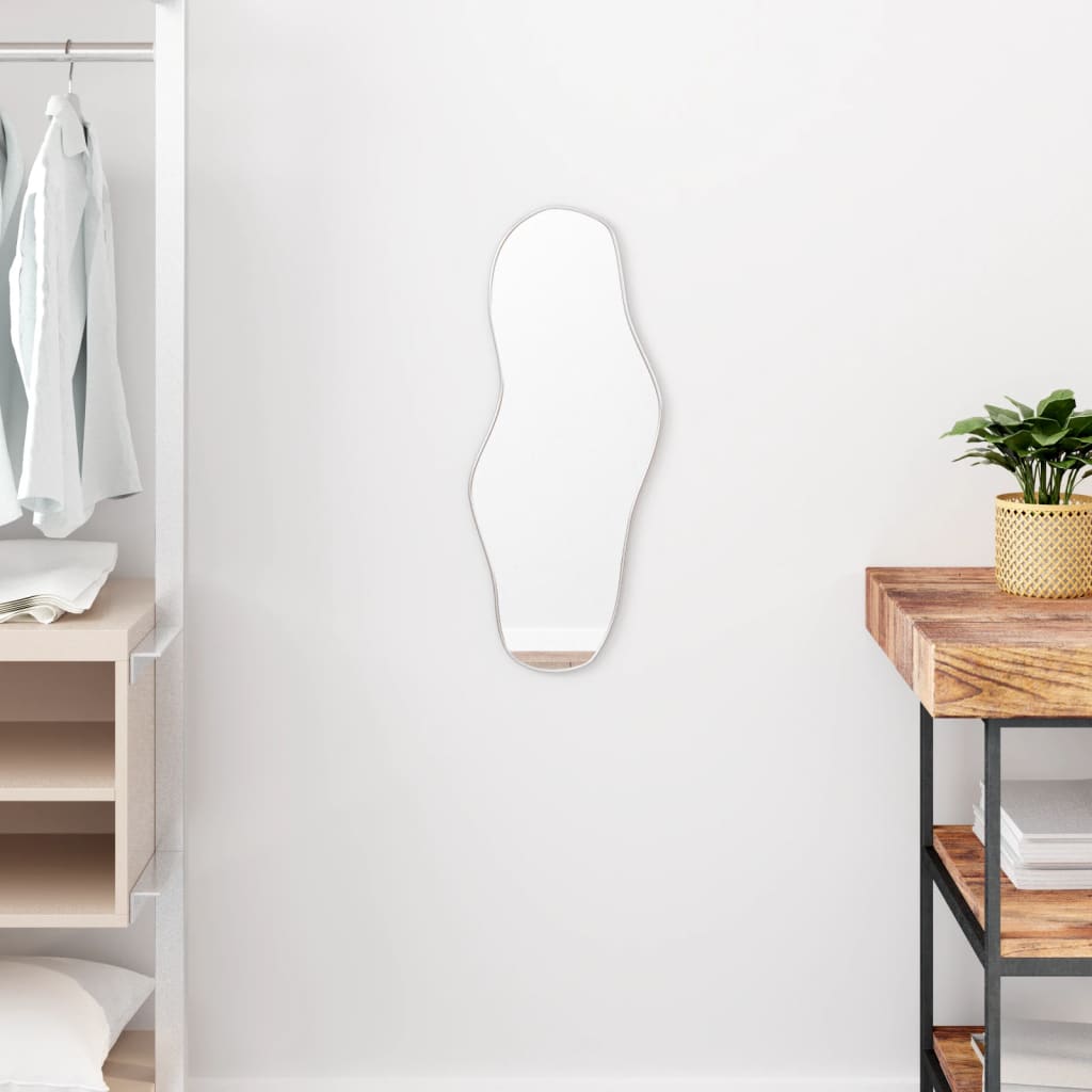 Wall Mirror Silver 60x25cm