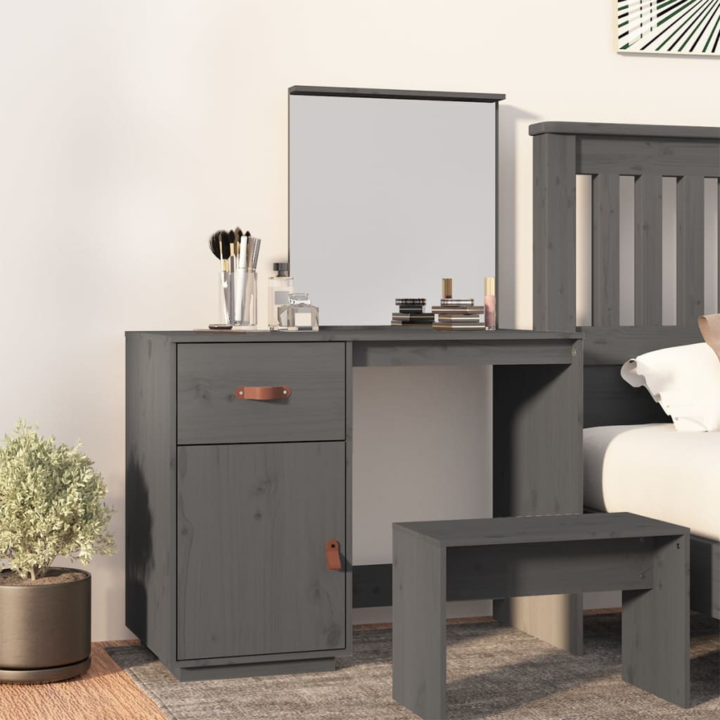 Dressing Table - RIO Dresser Grey 95cm