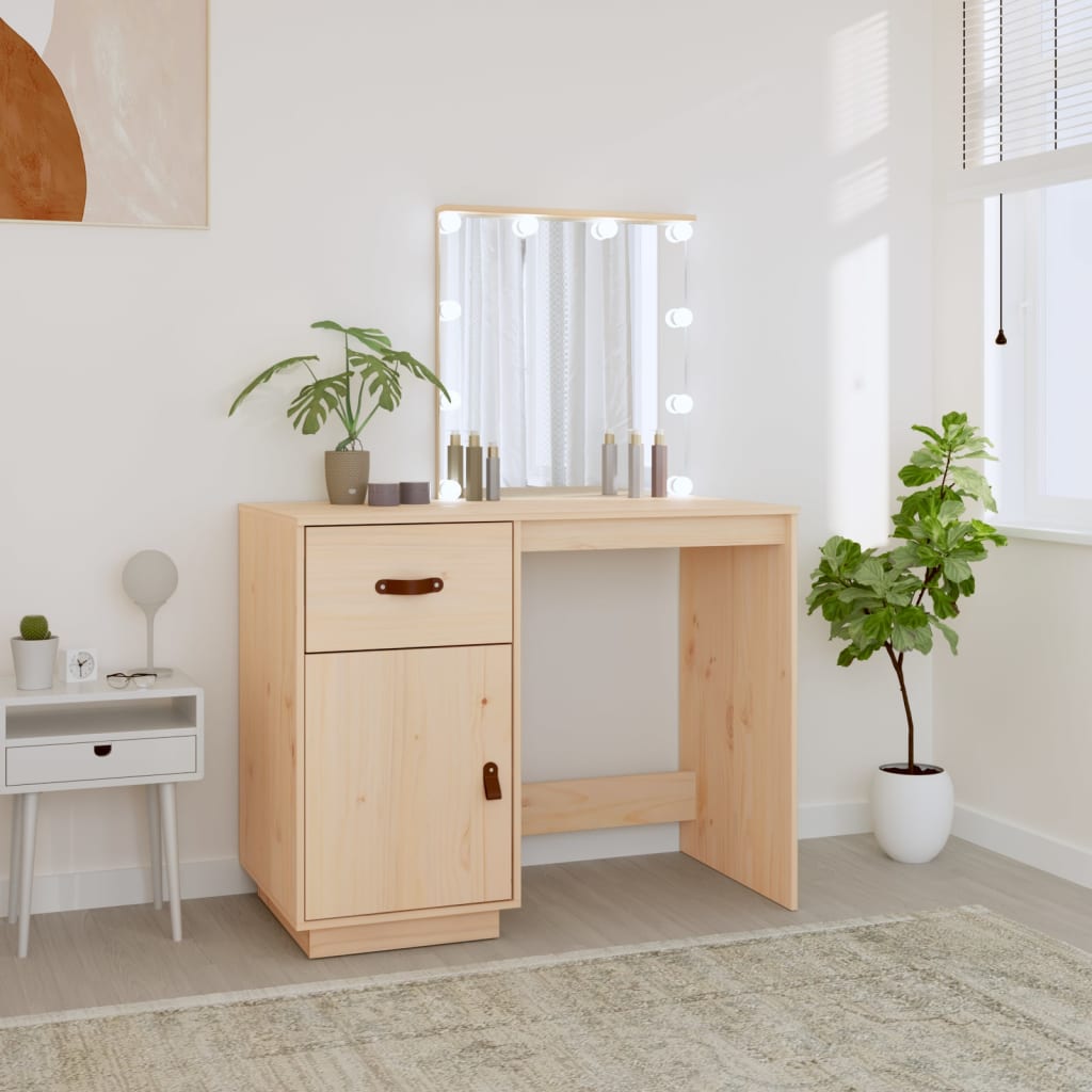 Dressing Table - CHIMA Dresser Brown 95cm