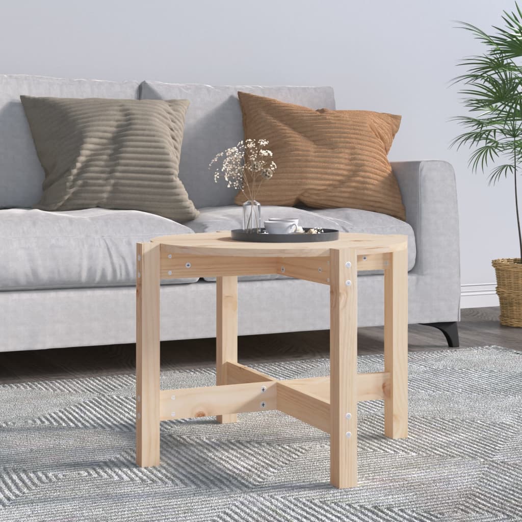 Coffee Table Ã ̃ 62.5x45 cm Solid Wood Pine