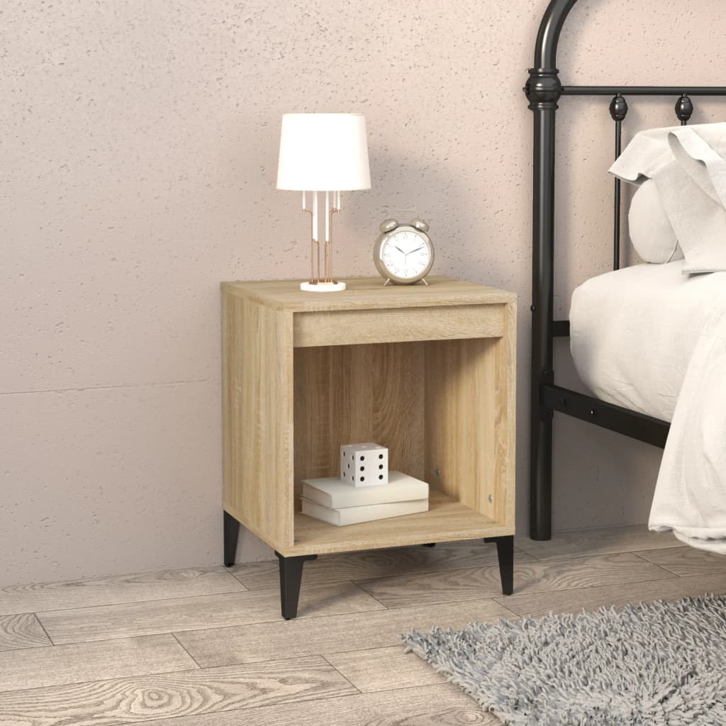 Bedside Table - RALEIGH Dan Nightstand Sonoma Oak 40cm