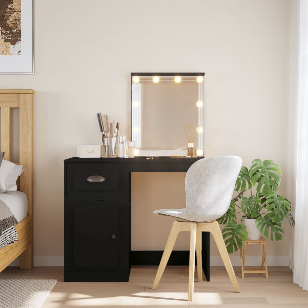Dressing Table - KIWI Dresser Black 90cm