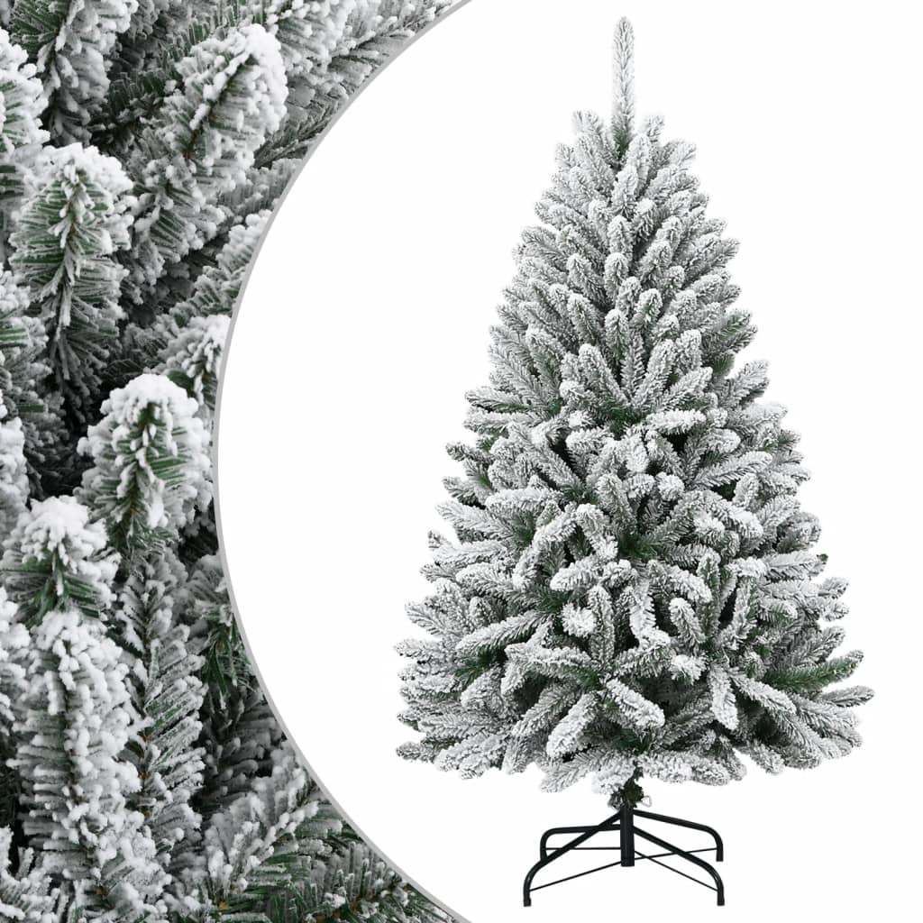 Fluer Christmas Tree Flocked Snow 120cm Hinged