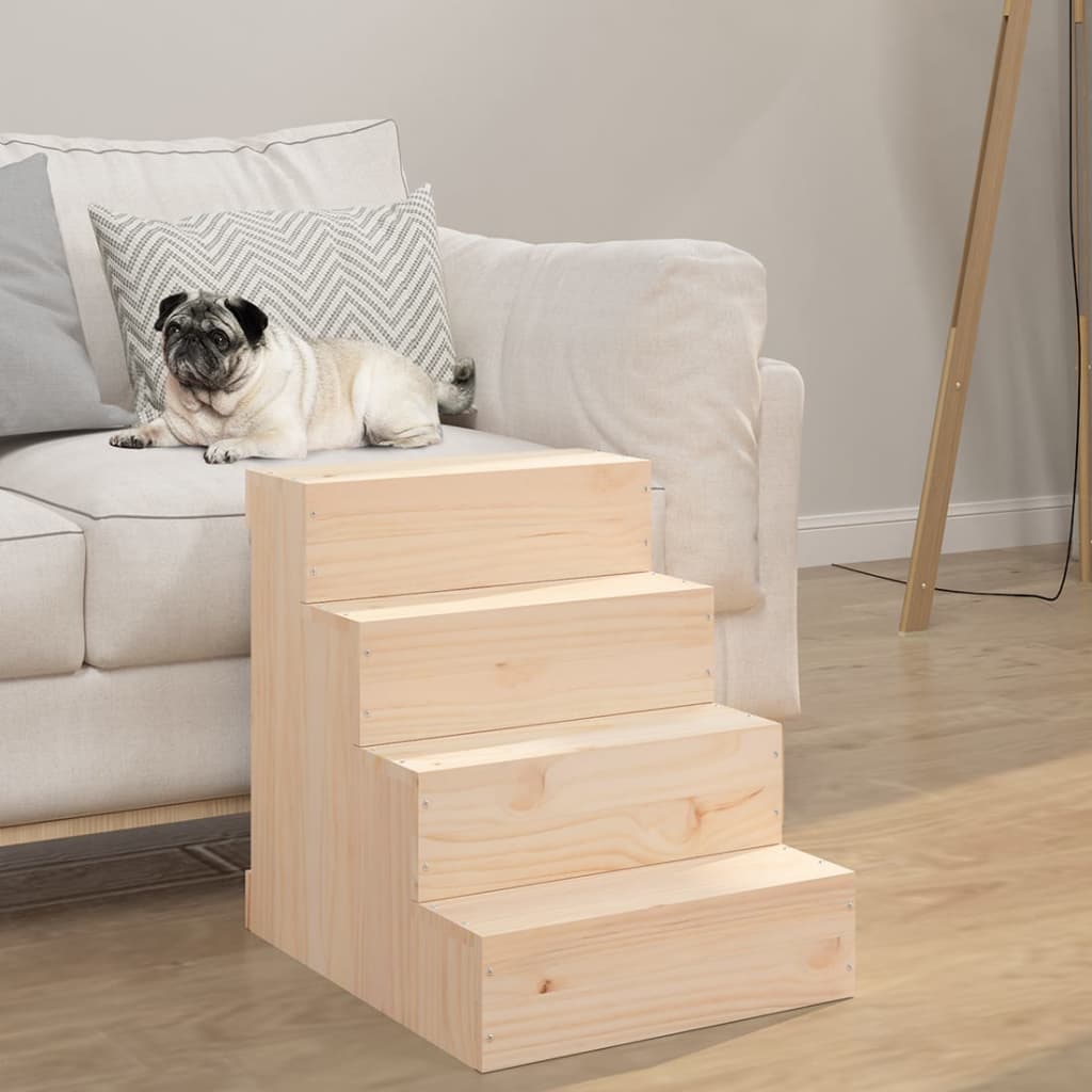 Pet Stair 40x49x47cm Solid Wood Pine