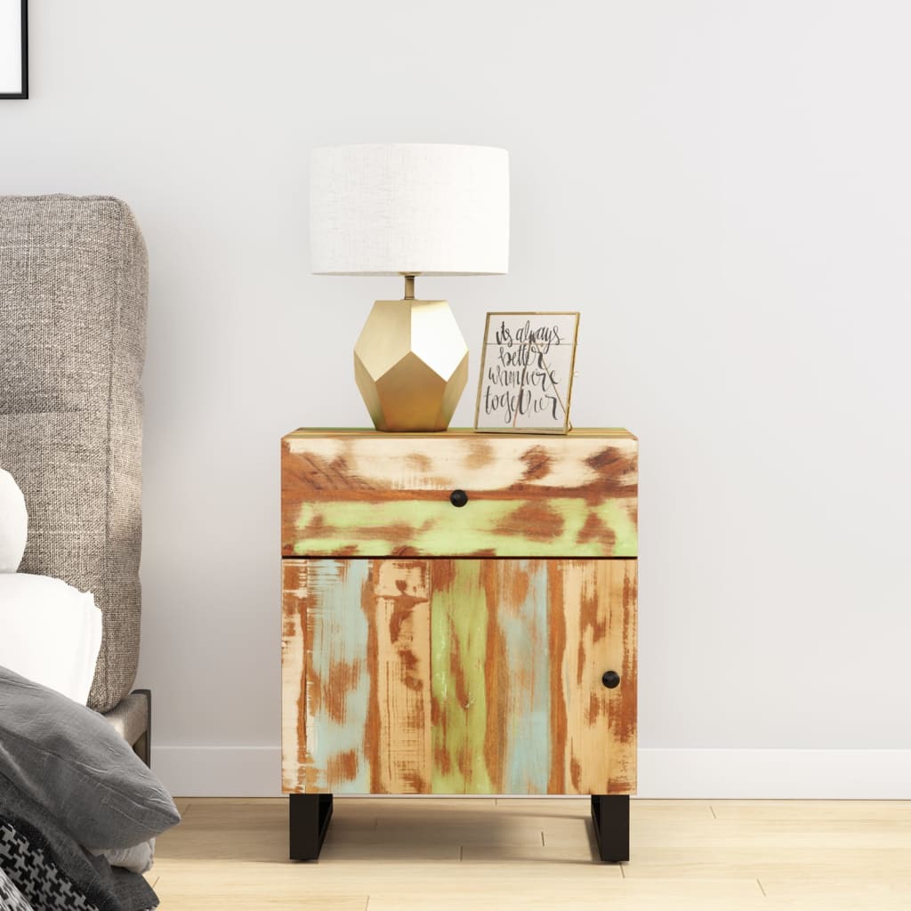 Bedside Table - CARSON Kai Nightstand Mixed 50cm