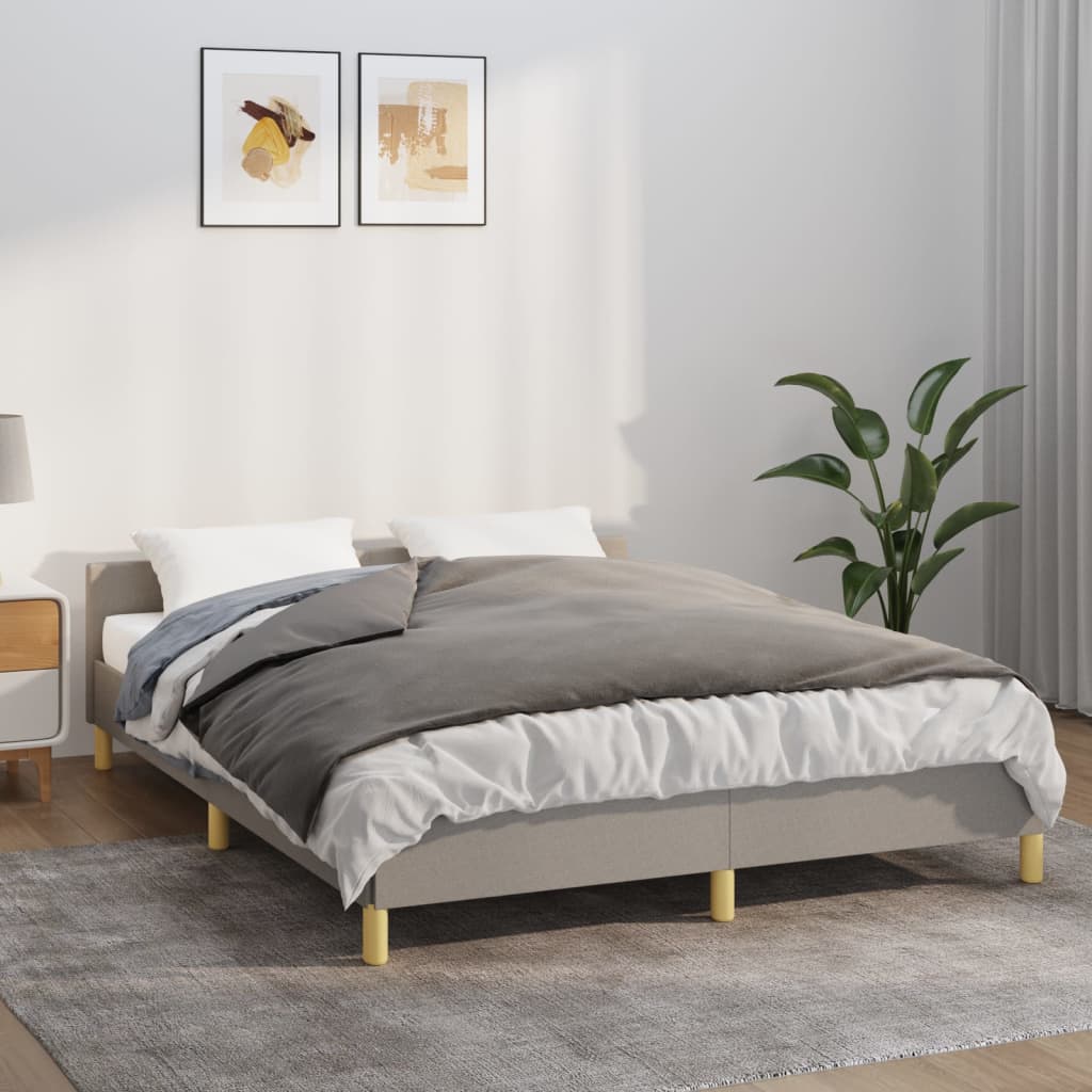 Weighted Blanket with Cover Grey 150x200 cm 7 kg Fabric