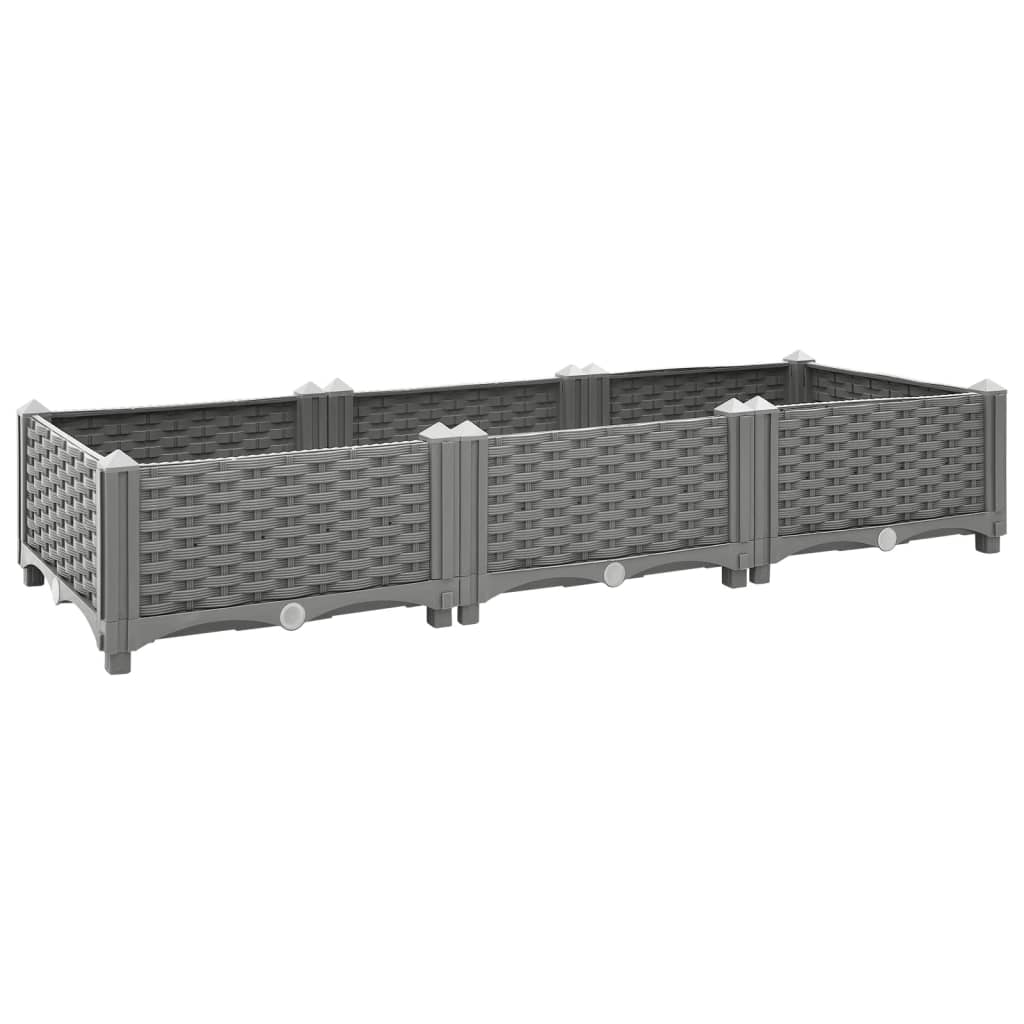 Raised Bed 120x40x23 cm Polypropylene