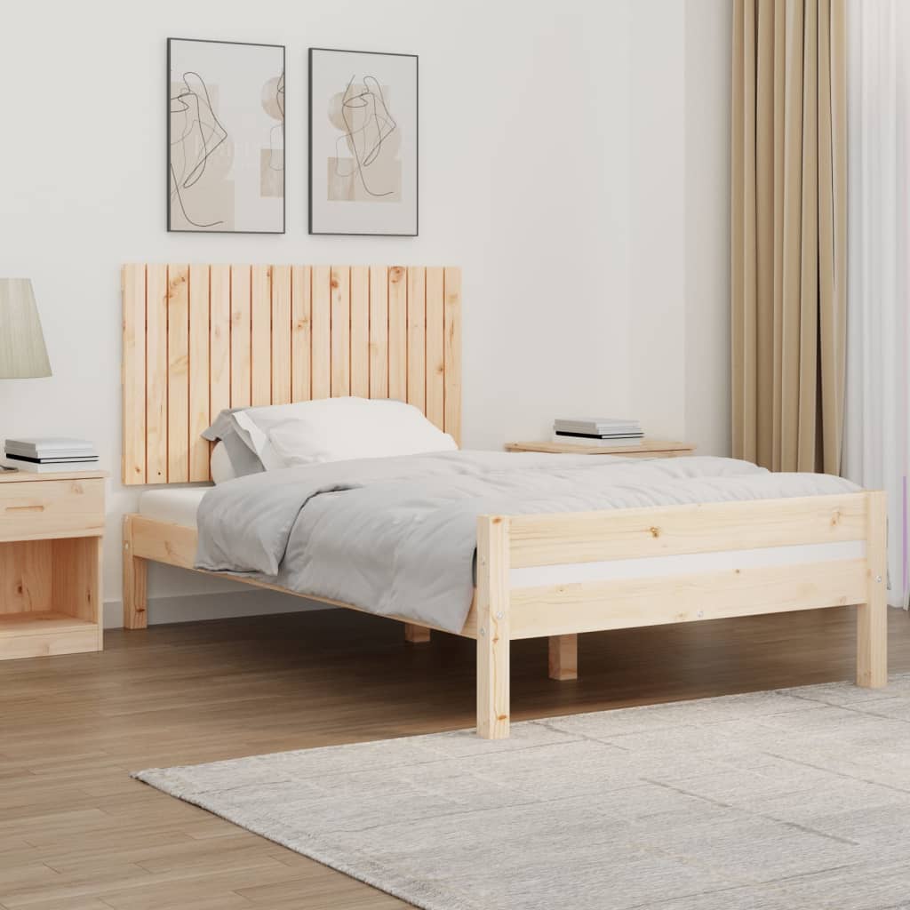 Wall Headboard 108x3x60cm Solid Wood Pine