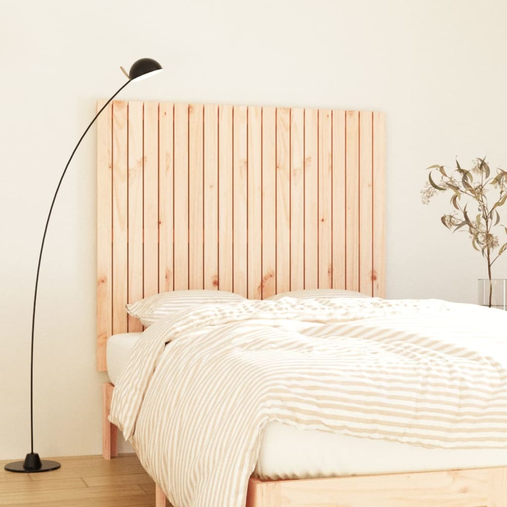 Wall Headboard 127.5x3x110cm Solid Wood Pine