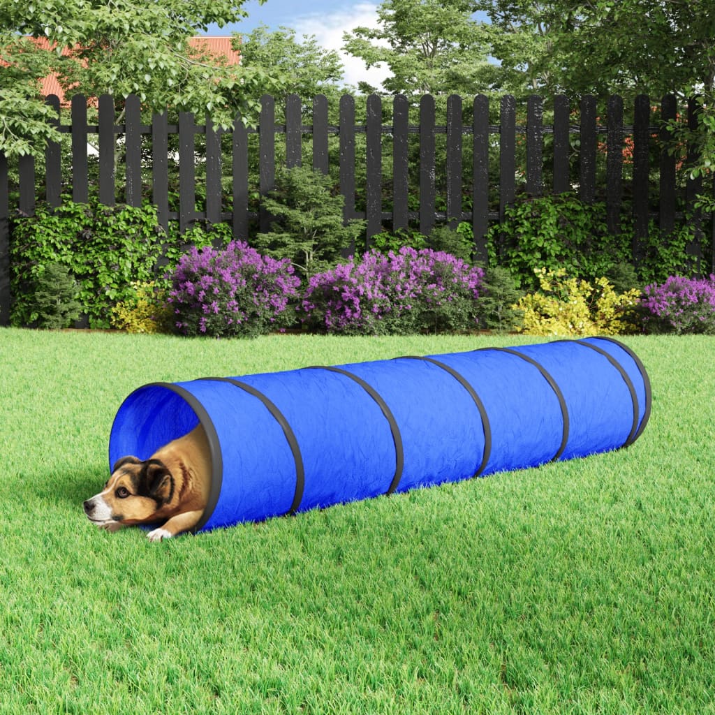 Dog Tunnel Blue 40x200 cm Polyester