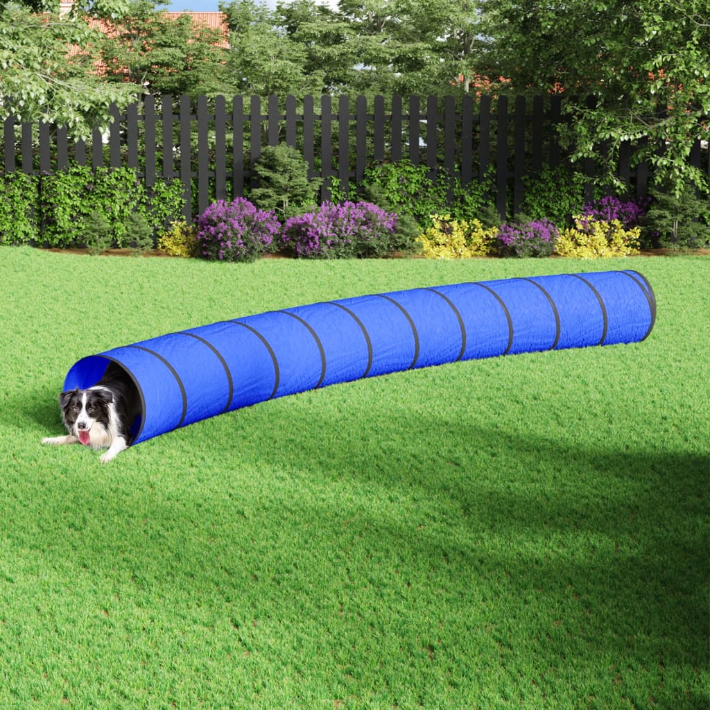 Dog Tunnel Blue 55x500 cm Polyester