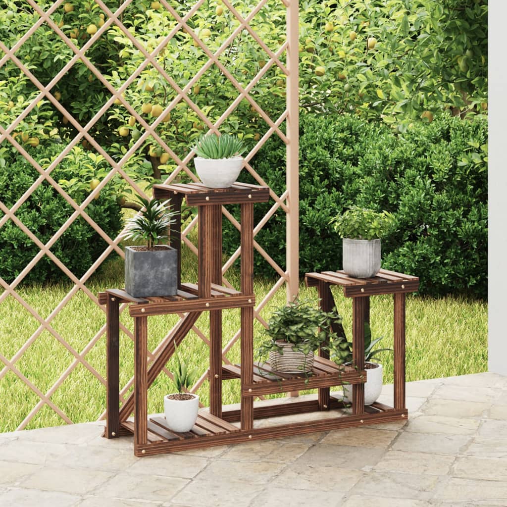 Flower Stand 90x25x73.5 cm Solid Wood Fir