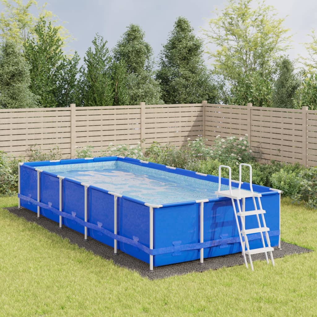 Pool Ground Cloth Light Grey 820x420 cm Polyester Geotextile