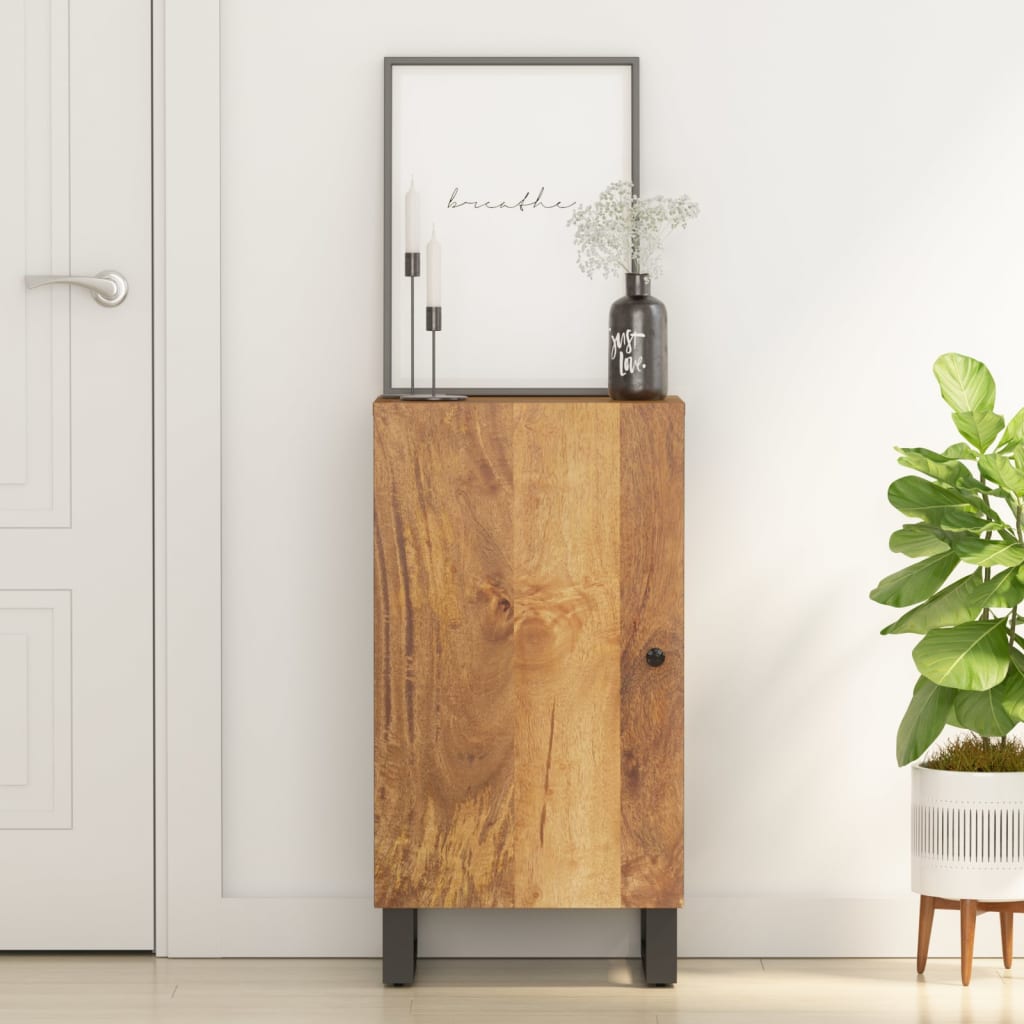 Sideboard with Door 40x31x75cm Solid Wood Mango