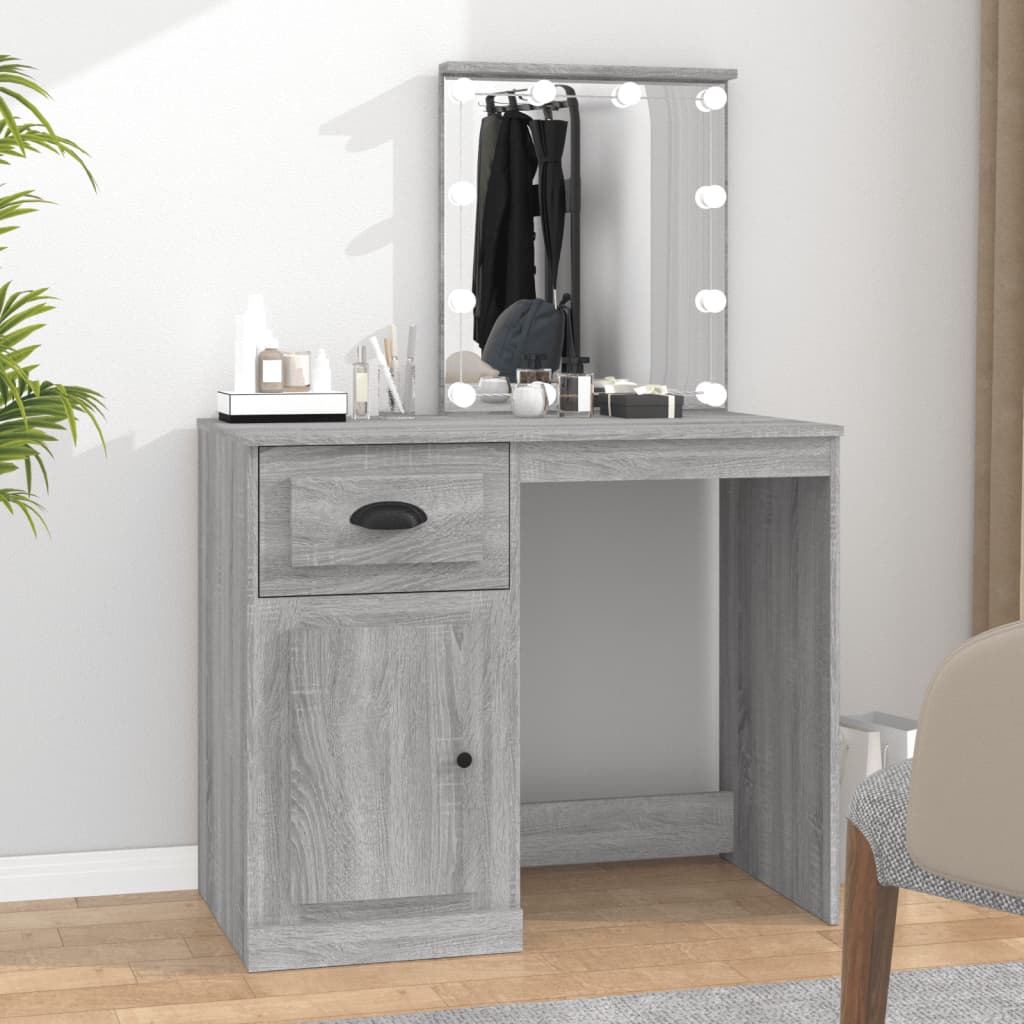 Dressing Table - MARLAS Dresser Grey sonona 90cm