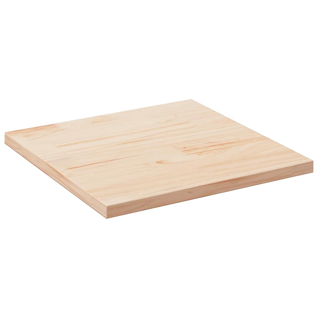 Table Top 80x80x2.5 cm Solid Wood Pine Square