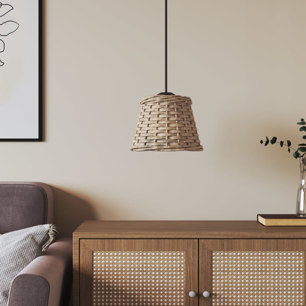 Ceiling Lamp Shade Brown Ã ̃15x12 cm Wicker