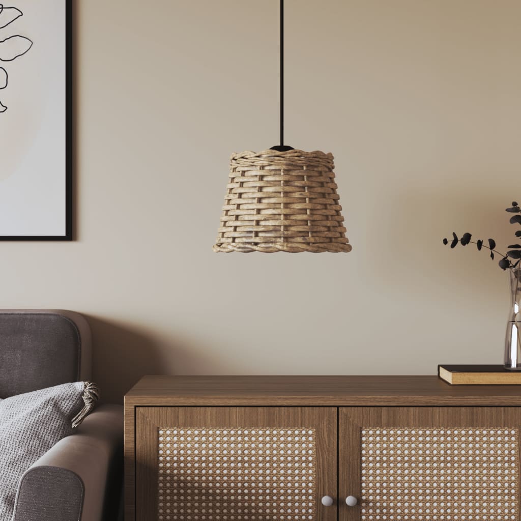 Ceiling Lamp Shade Brown Ã ̃20x15 cm Wicker