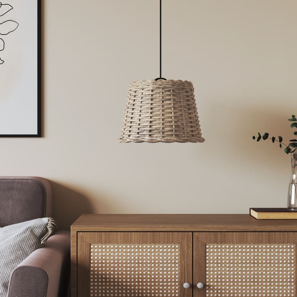 Ceiling Lamp Shade Brown Ã ̃30x20 cm Wicker