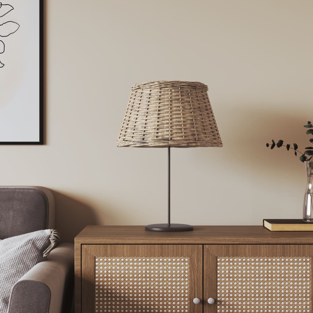 Lamp Shade Brown 50x30cm Wicker