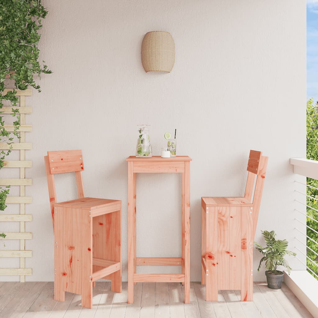 Bar Stools 2 pcs 40x48.5x115.5 cm Solid Wood Douglas