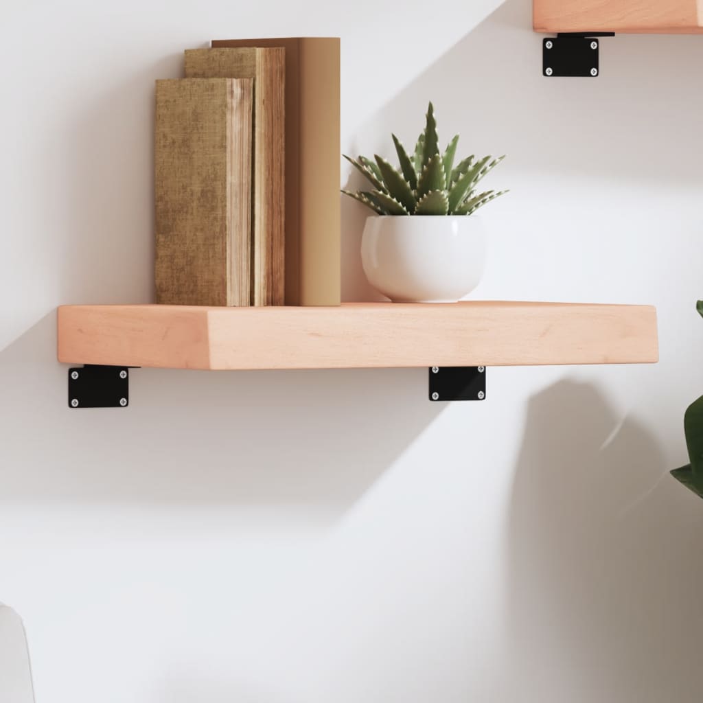 Wall Shelf 40x30x6 cm Untreated Solid Wood Oak